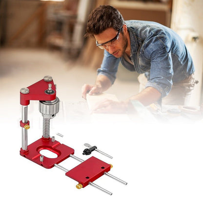 Freely Adjustable Drilling Locator - Woodworking Drilling Template Guide Tool Home 7943734132934-1