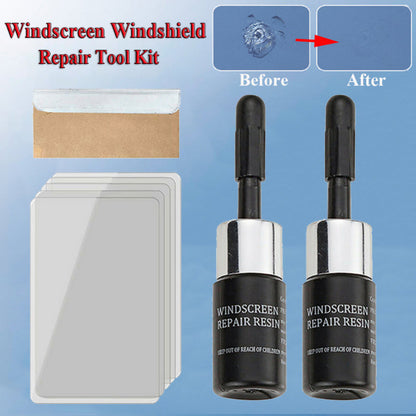 Windshield Repair Kit - Crack Glass Repair Fluid