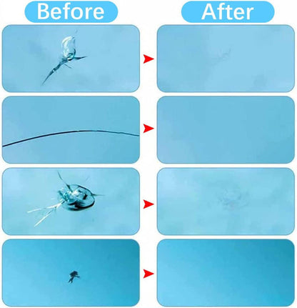 Windshield Repair Kit - Crack Glass Repair Fluid