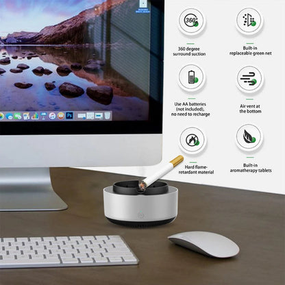 Electronic Smokeless Ashtray - Smoke Air Purifier for Household Office