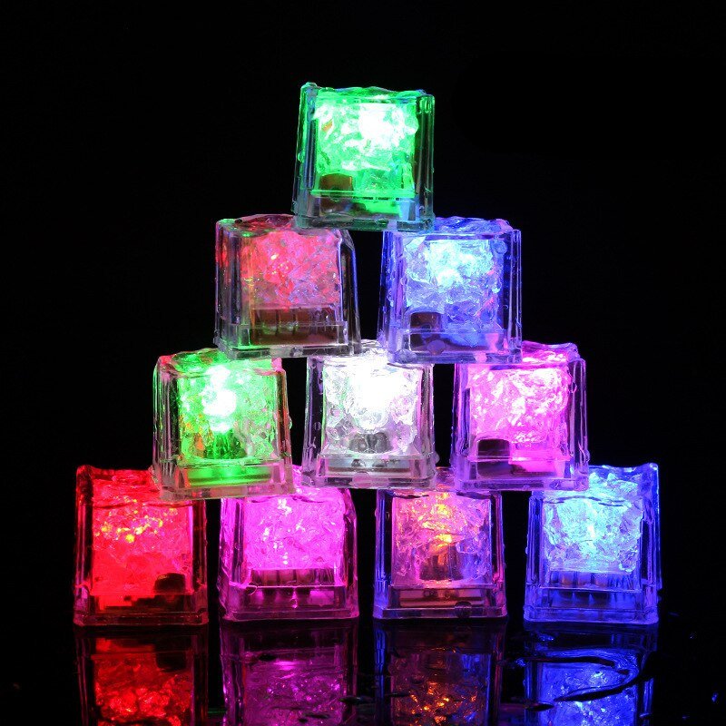 Glow Led Ice Cube Light Waterproof Decorative Party Drink Accessory 14814330716486-1