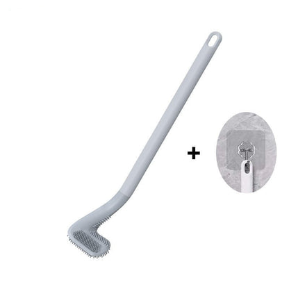 Golf Shaped Silicone Toilet Brush With Long Handle 8745878978894-1