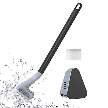 Golf Shaped Silicone Toilet Brush With Long Handle 8745878978894-1