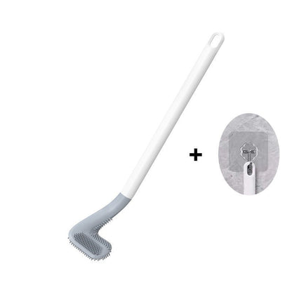 Golf Silicone Toilet Brush Flexible Non Scratch Bathroom Cleaning Tool 14814335402310-1
