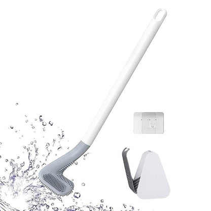 Golf Shaped Silicone Toilet Brush With Long Handle 8745878978894-1