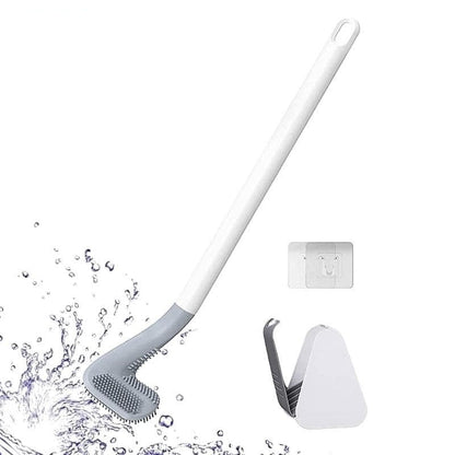 Golf Shaped Silicone Toilet Brush With Long Handle 8745878978894-1