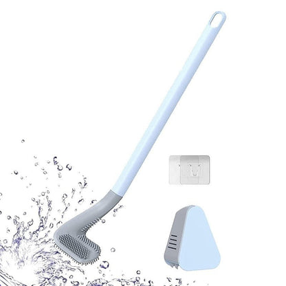 Golf Shaped Silicone Toilet Brush With Long Handle 8745878978894-1