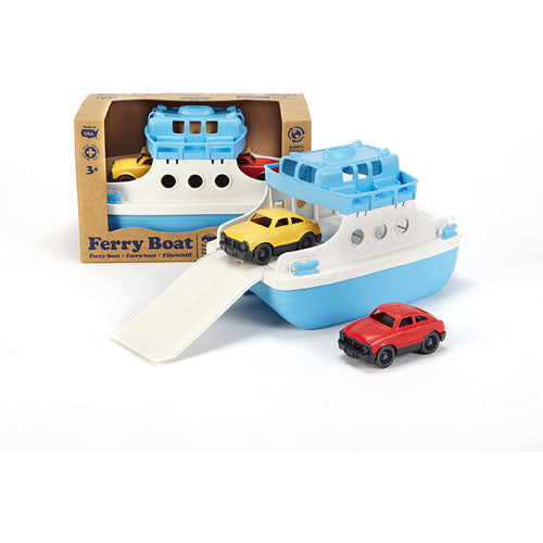 Eco Friendly Ferry Boat Toy with Cars for Kids Water Play 8174774714589-1