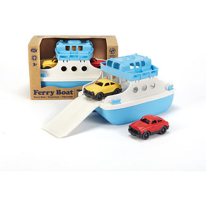 Eco Friendly Ferry Boat Toy with Cars for Kids Water Play 8174774714589-1