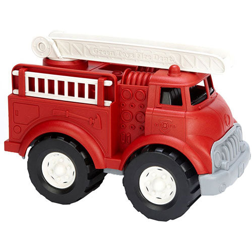 Eco Friendly Red Fire Truck Toy for Kids Imaginative Rescue Play 8174774616285-1