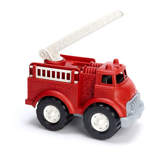 Eco Friendly Red Fire Truck Toy for Kids Imaginative Rescue Play 8174774616285-1