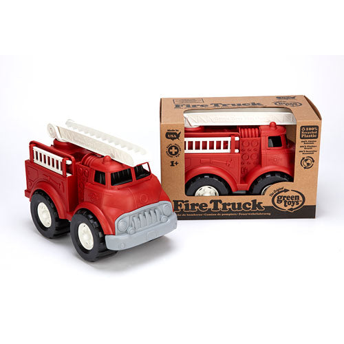 Eco Friendly Red Fire Truck Toy for Kids Imaginative Rescue Play 8174774616285-1