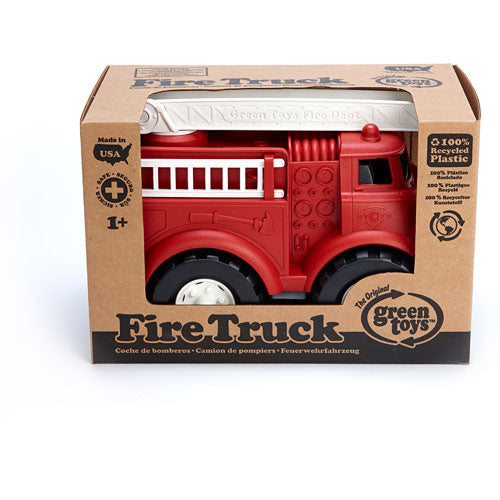 Eco Friendly Red Fire Truck Toy for Kids Imaginative Rescue Play 8174774616285-1