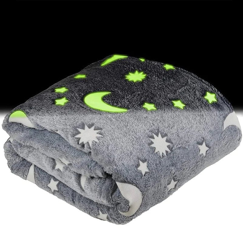 Glow In Dark Blanket Provides Warmth Comfort And Starry Sleep 14933922906438-1