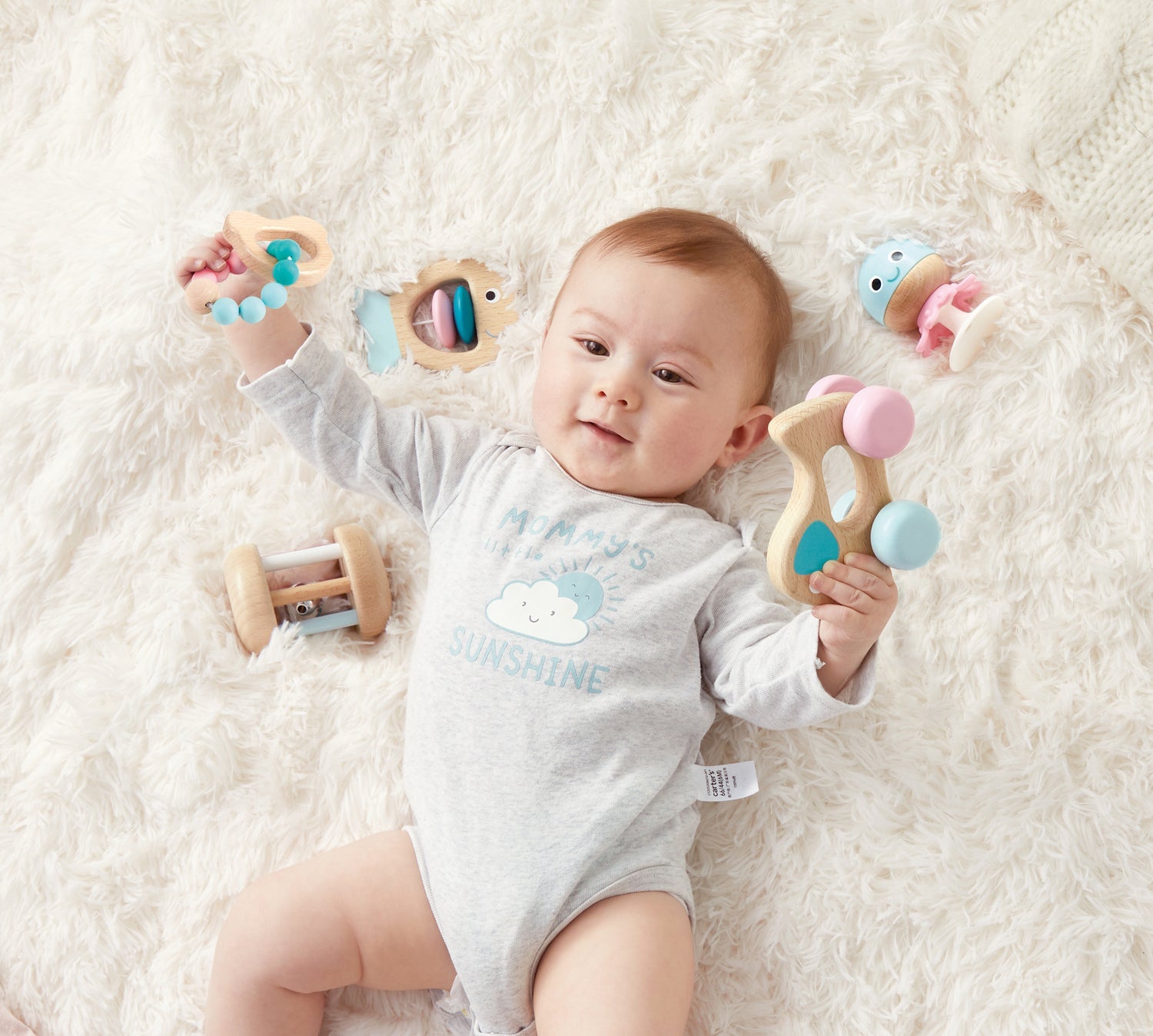 Wooden Sensory Rattle Toy Gift Set for Baby Development 8084668317917-1