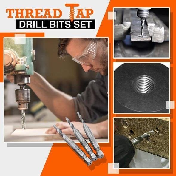 High-Speed Drill Tap Set for Smooth Precise Thread Cutting 15101085745478-1