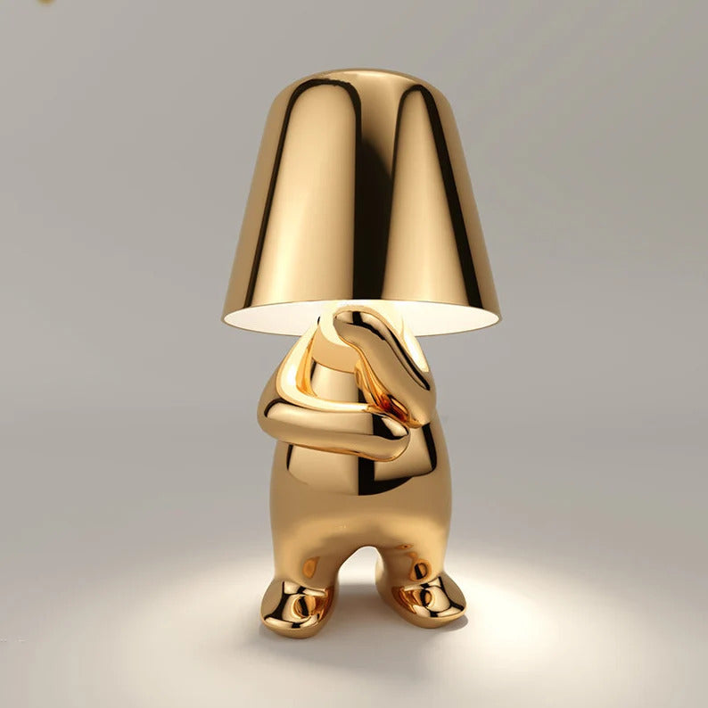 Elegant Golden Touch LED Lamp For Cozy Living Room Night Lighting 9959369376077-1