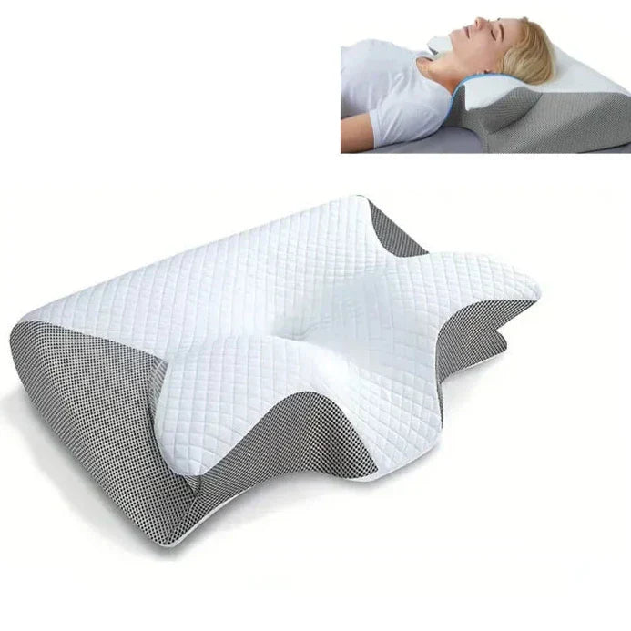 Orthopedic Memory Foam Pillow Ergonomic Neck Support Pain Relief 14902422372678-1