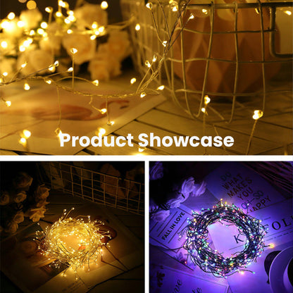 Decorative Led Copper Wire String Lights, Safe, Energy-Efficient 9903099838798-1