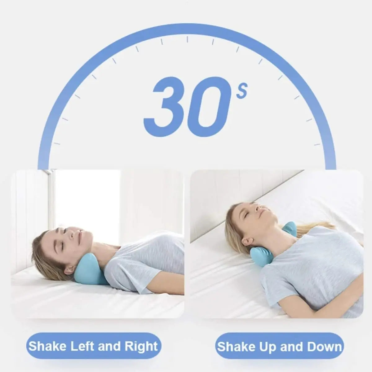 Ergonomic Neck Traction Pillow For Spine Alignment Pain Relief Support 14814240899398-1