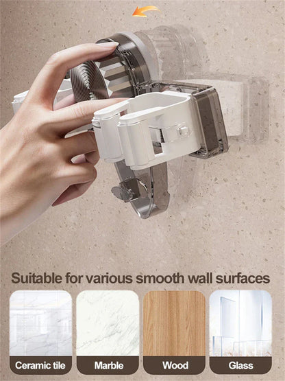 Space-Saving Cleaning Tool Organizer With Suction Hooks 10450608587086-1