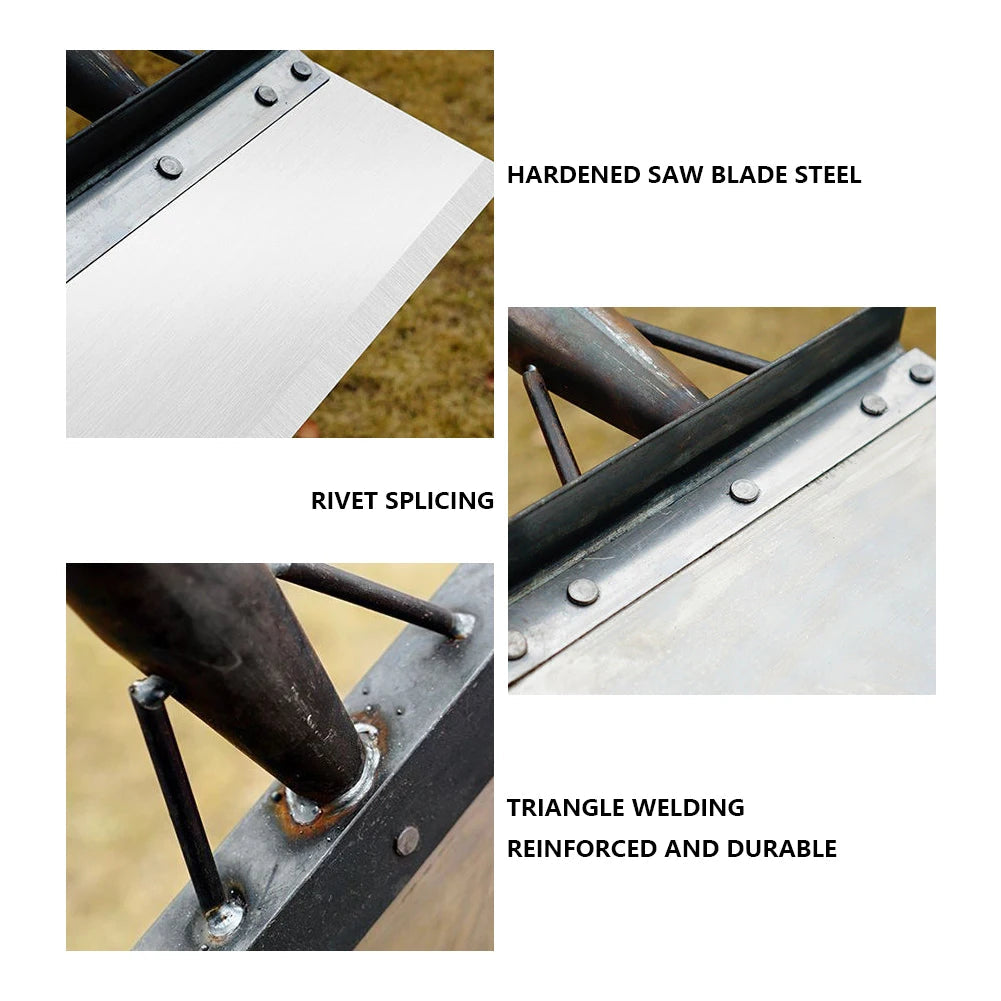 Durable Steel Garden Scraper For Weeding, Planting, And Ice Removal 9750424453454-1
