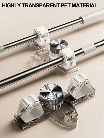 Space-Saving Cleaning Tool Organizer With Suction Hooks 10450608587086-1