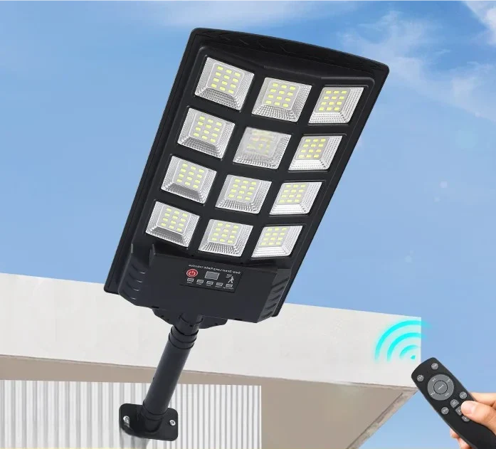 Bright Solar Motion Sensor Outdoor Light With Remote 10075376648526-1