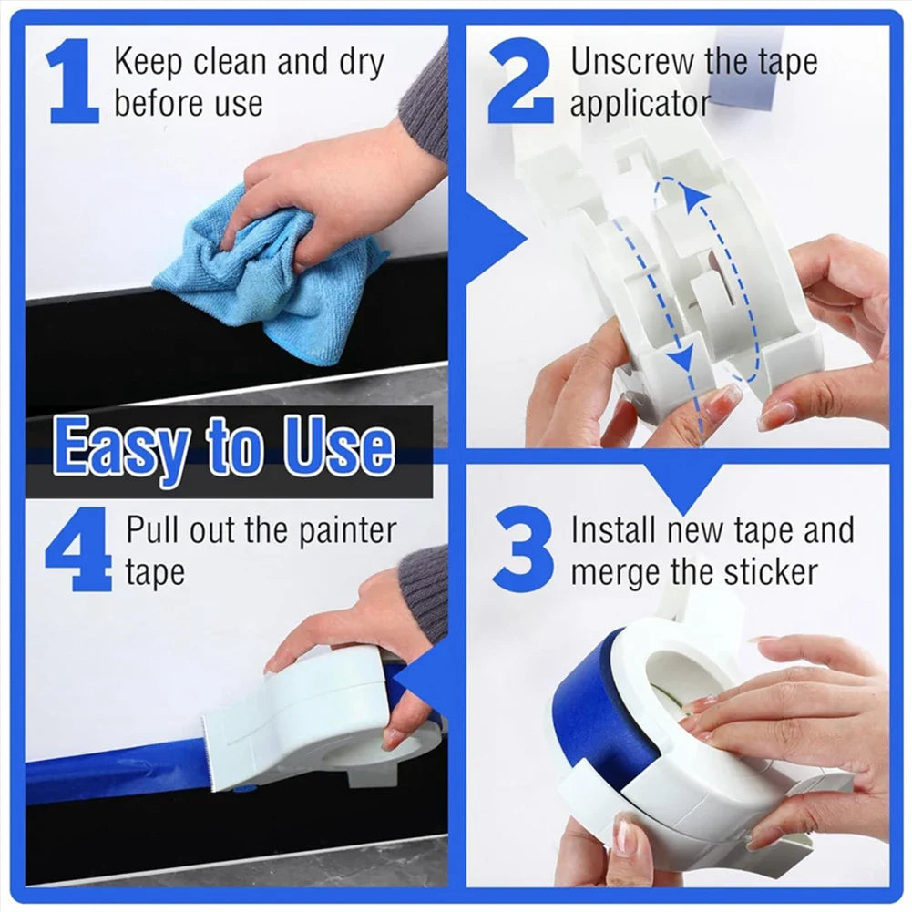 Precision Tape Dispenser For Diy Home Repairs And Clean Edges 10145095844174-1