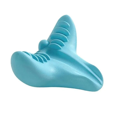 Ergonomic Neck Traction Pillow For Spine Alignment Pain Relief Support 14814240899398-1