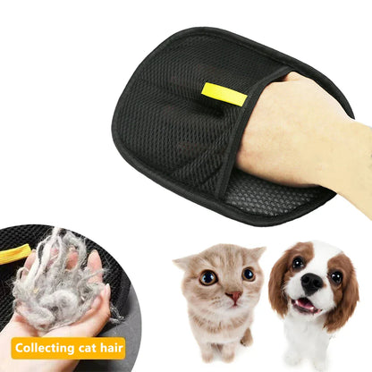 Bi-Directional Pet Grooming Gloves For Shedding & Fur Removal 10496983793998-1