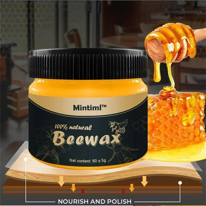 Beeswax Wood Polish For Furniture: Restore Shine, Clean & Protect 10405531615566-1
