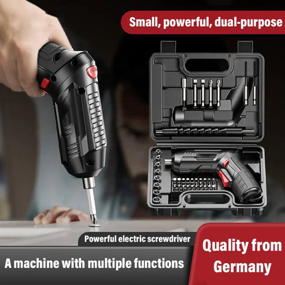 Powerful Versatile Cordless Electric Screwdriver Set With Magnetic Bits 9752484544846-1