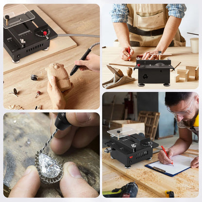 Compact Multi-Material Adjustable Precision Table Saw 10746031309134-1