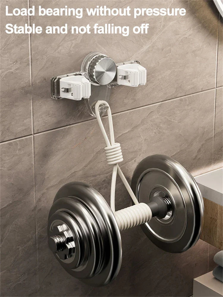 Space-Saving Cleaning Tool Organizer With Suction Hooks 10450608587086-1