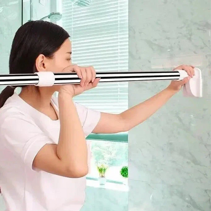 Adjustable Shower Curtain Rod - No Drill, Rust-Proof, Secure 10544279290190-1