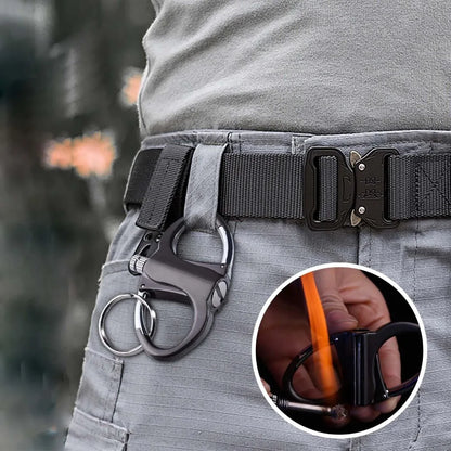 Stylish Durable Multifunctional Carabiner Keychain For Secure Keys & Essentials 10440809677134-1