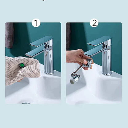 1080° Swivel Faucet Extension With Dual Modes For Sink Cleaning 10075200094542-1