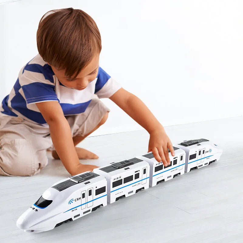 Kids Automatic Direction Changing Self-Driving Train Toy With Lights 10521987023194-1