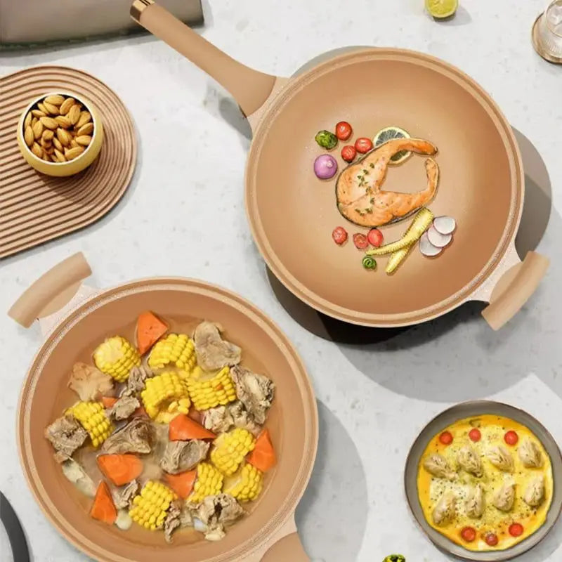 Nonstick Wok With Steamer Basket For Fast Healthy Cooking 9750513418574-1