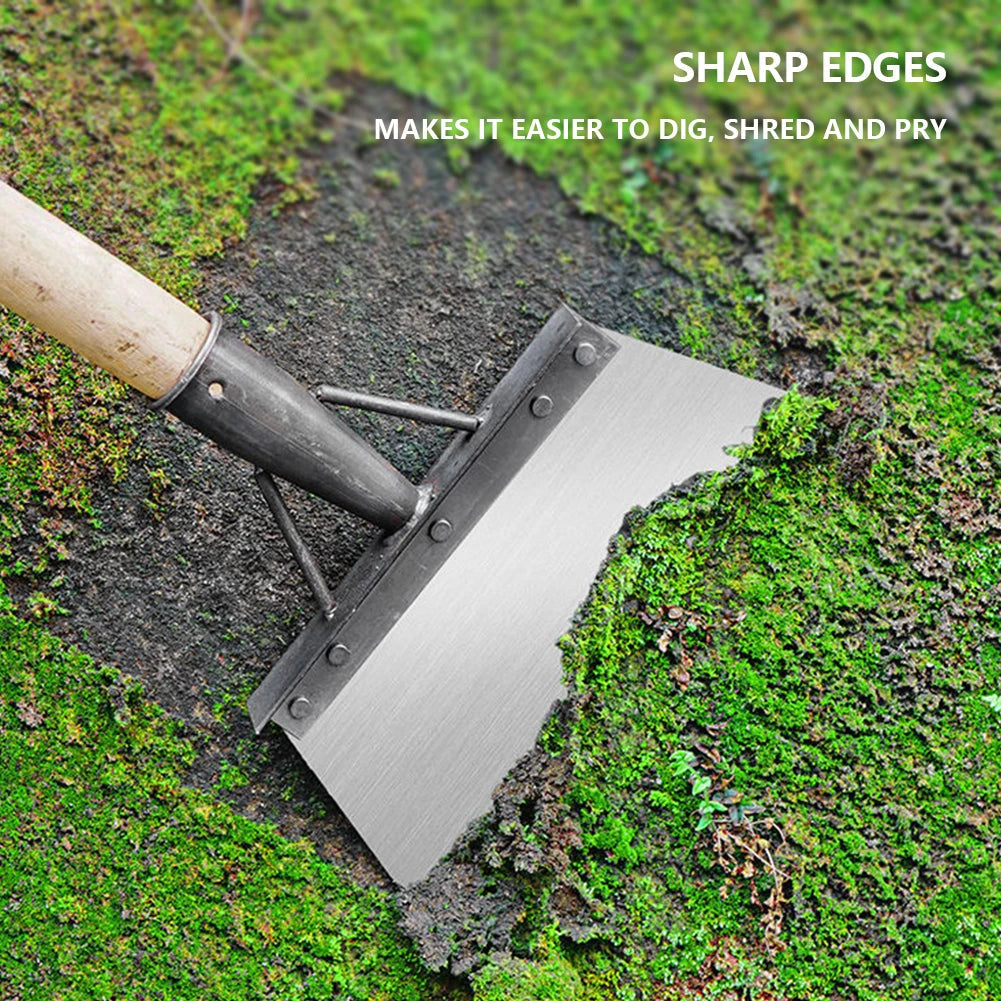 Durable Steel Garden Scraper For Weeding, Planting, And Ice Removal 9750424453454-1
