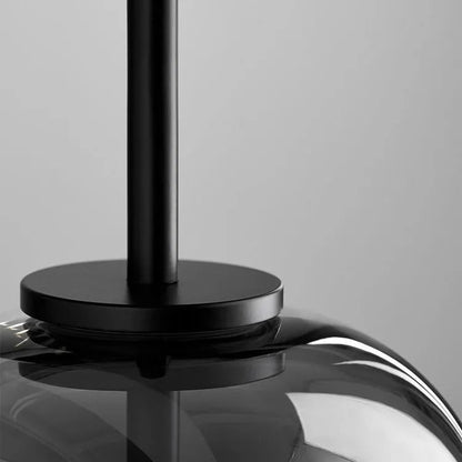Modern Glass and Metal Pendant Light – Adjustable Chain Ceiling Fixture 10207256084819-1