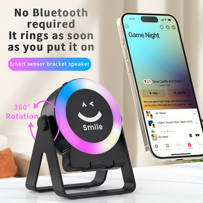 Speaker Mount For Holding Audio Devices Steady During Portable Use 15129627459910-1