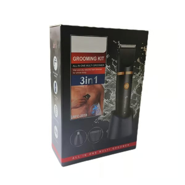 3 in 1 Waterproof Body Groin Trimmer for Men 10667563811150-1