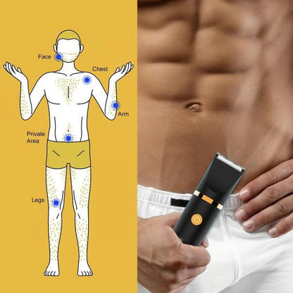 3 in 1 Waterproof Body Groin Trimmer for Men 10667563811150-1