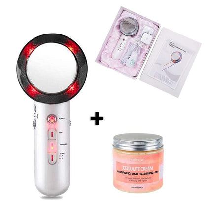 3-in-1 Ultrasonic EMS Fat Burner Face &amp; Body Massager
