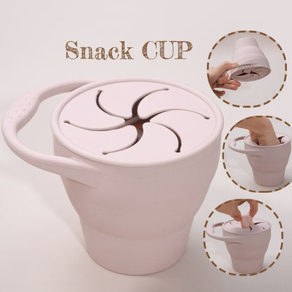 Silicone Spill-Proof Snack Cup With Lid For Toddlers 14995706446150-1