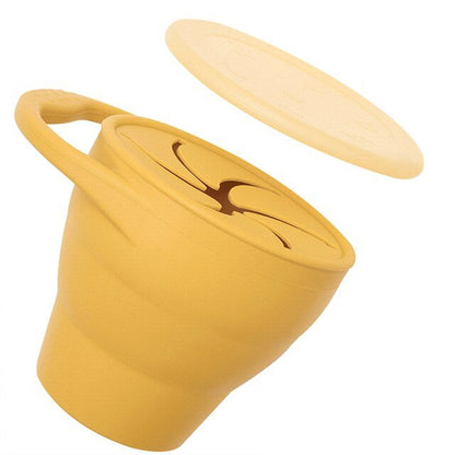 Silicone Spill-Proof Snack Cup With Lid For Toddlers 14995706446150-1