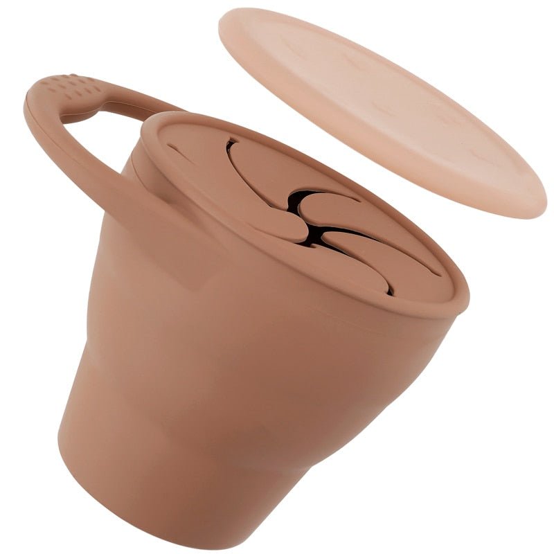 Silicone Spill-Proof Snack Cup With Lid For Toddlers 14995706446150-1