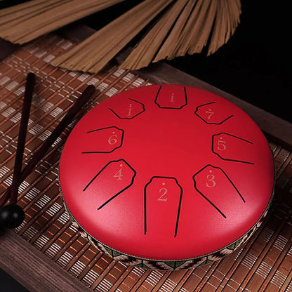 8-Tone Steel Tongue Drum for Meditation, Yoga & Relaxation 9848669110618-1